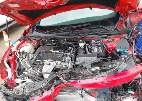 2020 Honda Civic Sport из США, поврежденный, VIN 2HGFC2F8XLH599307